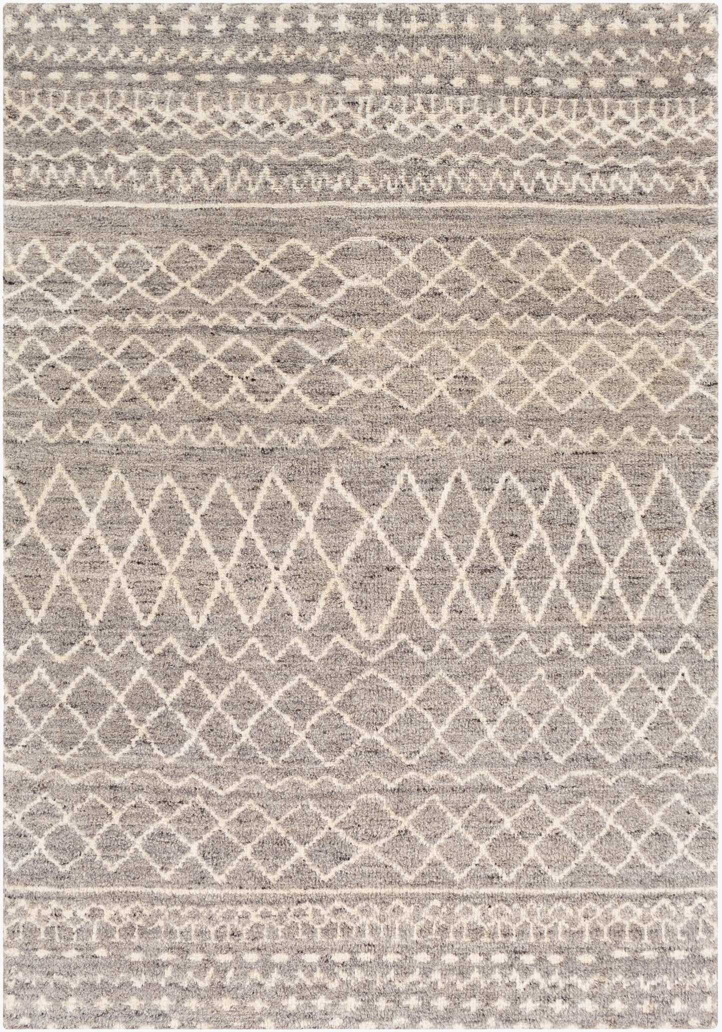 Alfombra decorativa de lana hecha a mano Fez FEZ-2300 de 2' x 3'