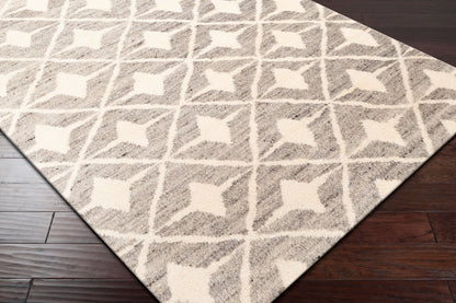 Alfombra decorativa de lana hecha a mano Fez FEZ-2303 de 2' x 3'