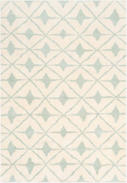 Alfombra de lana hecha a mano Fez FEZ-2304 de 1,52 m x 2,13 m