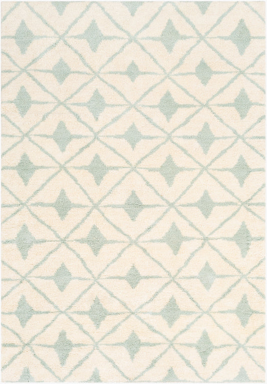 Alfombra de lana hecha a mano Fez FEZ-2304 de 1,52 m x 2,13 m