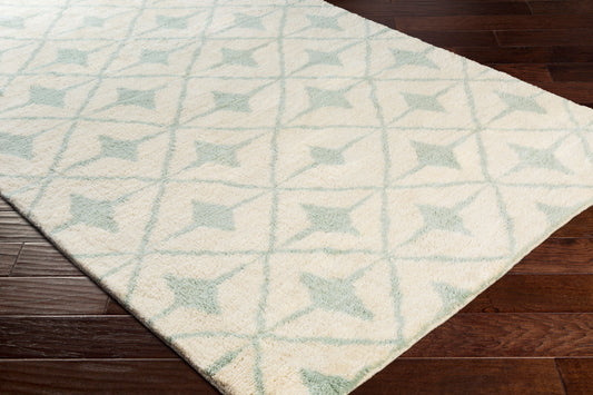 Alfombra de lana hecha a mano Fez FEZ-2304 de 1,52 m x 2,13 m
