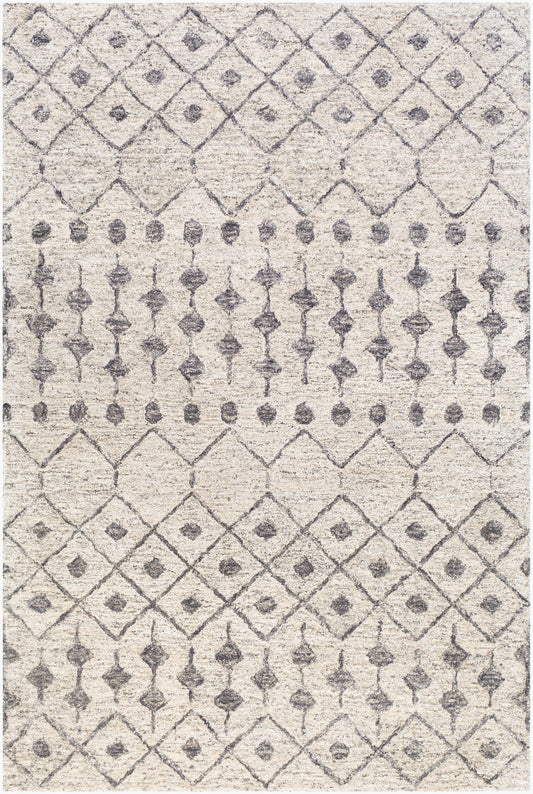 Alfombra hecha a mano Falcon FLC-8011 de 1,52 m x 2,13 m