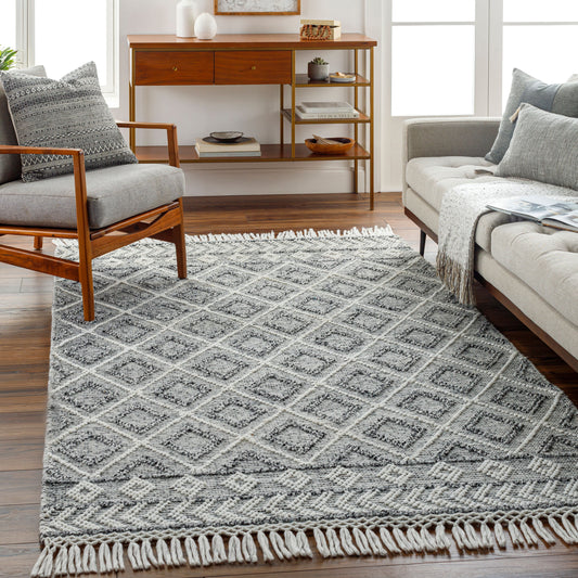 Fleur FLE-2301 2' x 3' Handmade Recyled Accent Rug