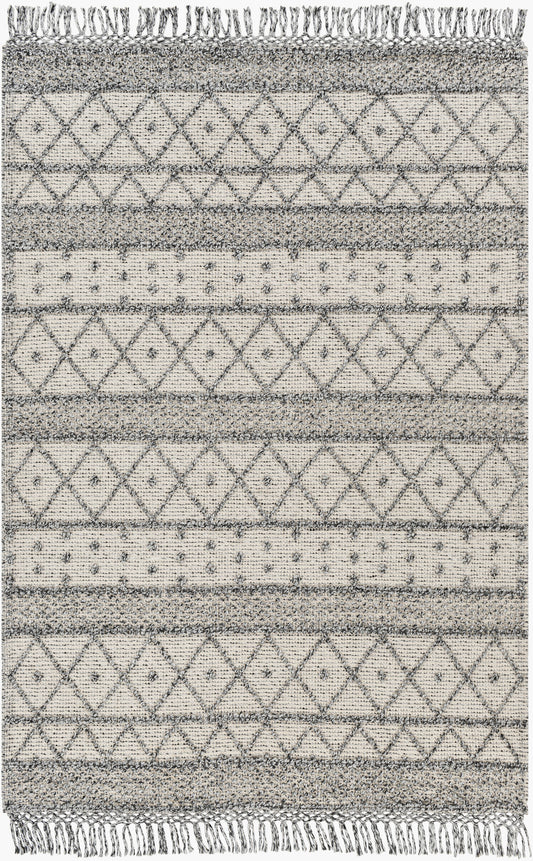 Fleur FLE-2305 2' x 3' Handmade Recyled Accent Rug