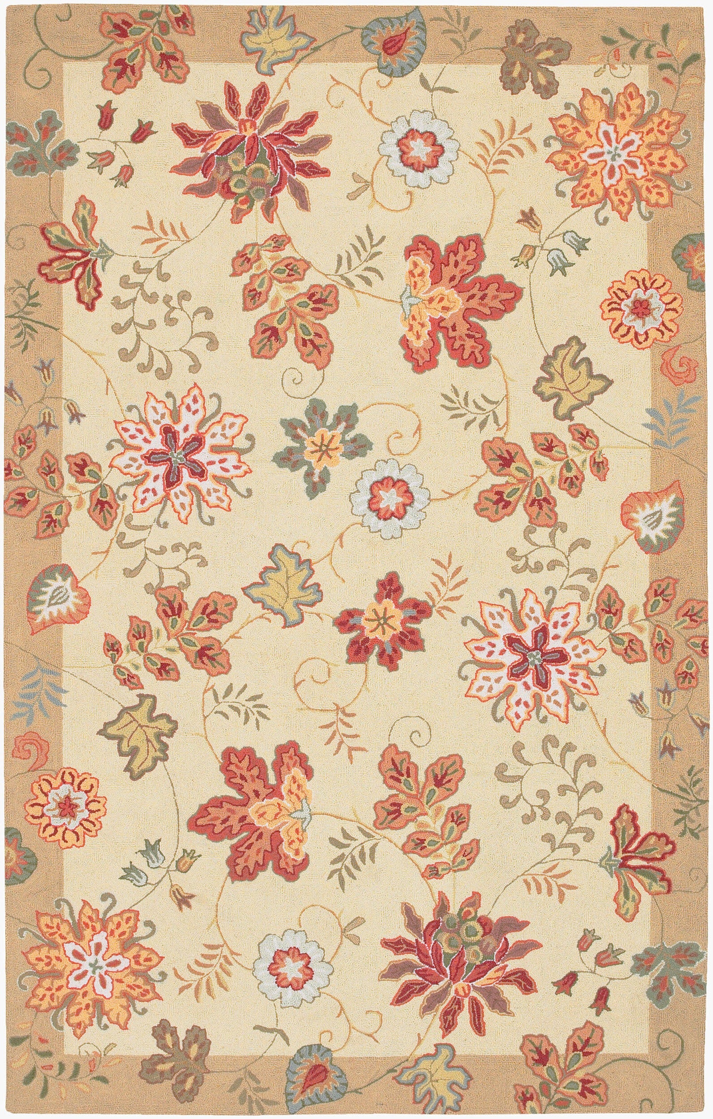 Flor FLO-8903 2' x 3' Handmade Wool Accent Rug