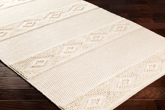 Farmhouse Neutrals FLS-2300 2' x 3' Handmade Accent Rug