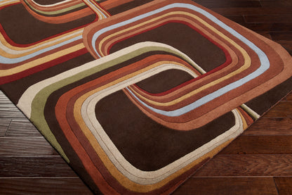 Forum FM-7007 4ft Round Handmade Wool Accent Rug