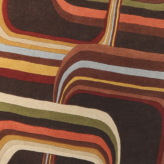 Forum FM-7007 4ft Round Handmade Wool Accent Rug