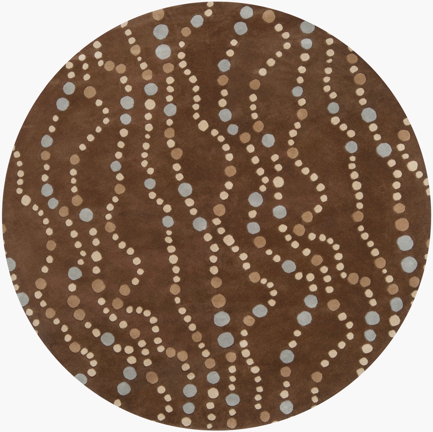 Forum FM-7010 8ft Round Handmade Wool Area Rug