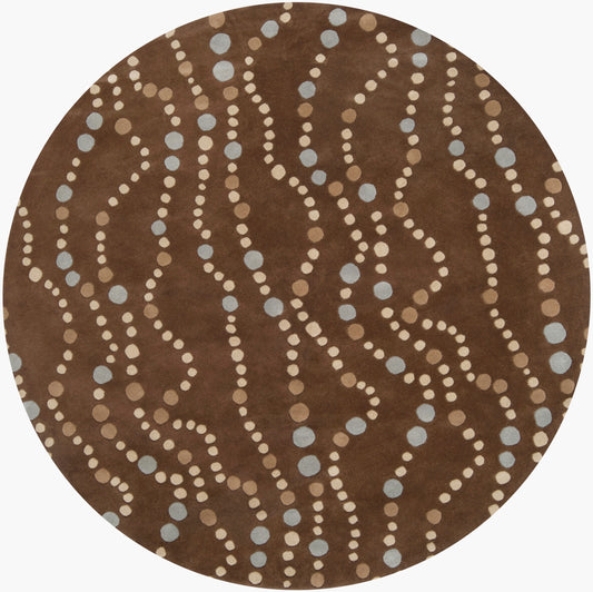 Forum FM-7010 8ft Round Handmade Wool Area Rug