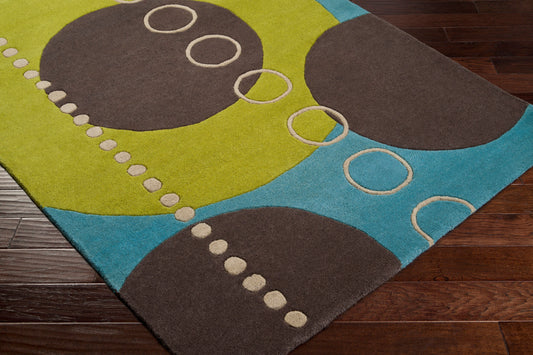Forum FM-7013 9ft Round Handmade Wool Area Rug