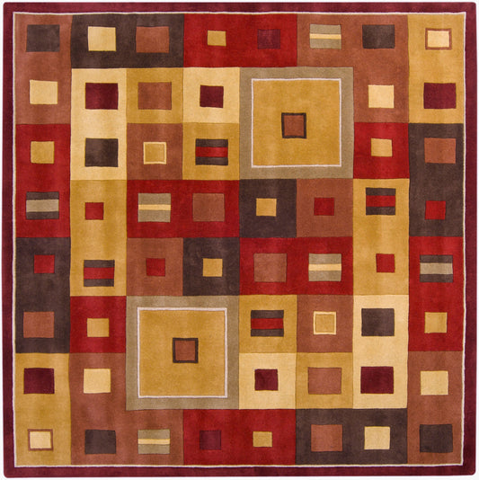 Forum FM-7014 9ft Square Handmade Wool Area Rug