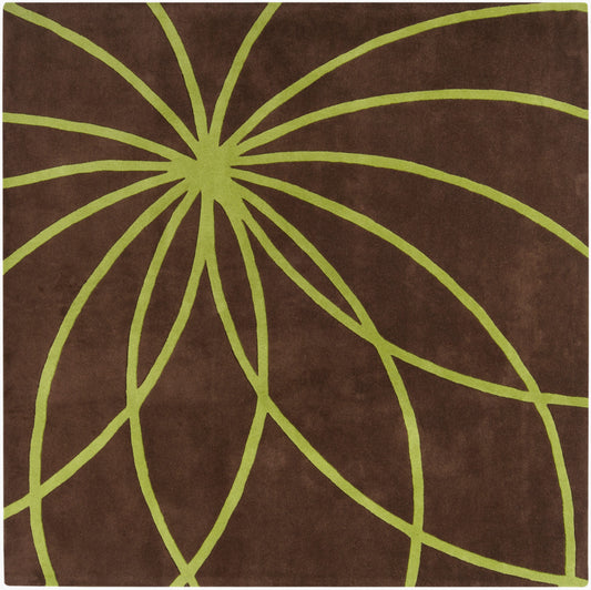 Forum FM-7073 8ft Square Handmade Wool Area Rug