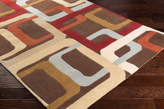 Forum FM-7106 8ft Square Handmade Wool Area Rug