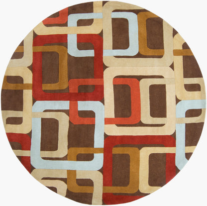 Forum FM-7106 8ft Round Handmade Wool Area Rug