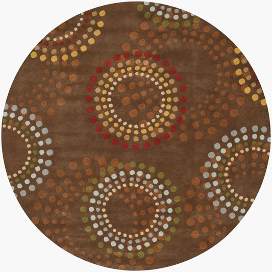 Forum FM-7107 8ft Round Handmade Wool Area Rug