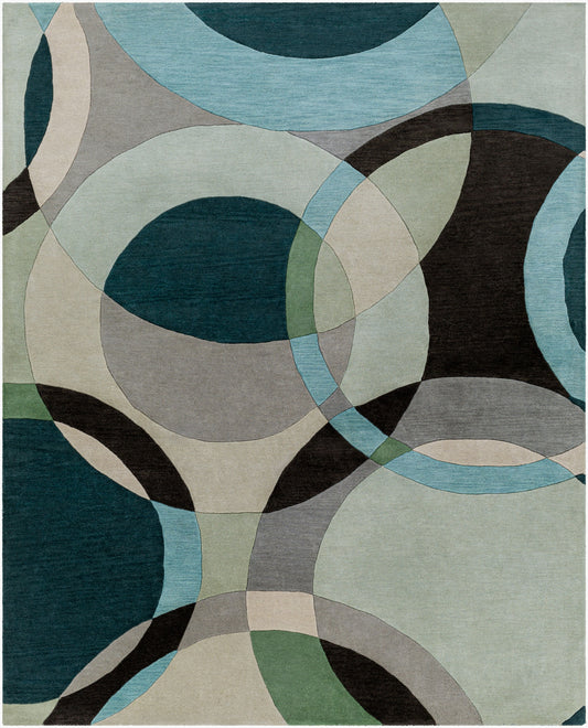 Alfombra de lana hecha a mano Forum FM-7157 de 8' x 10'