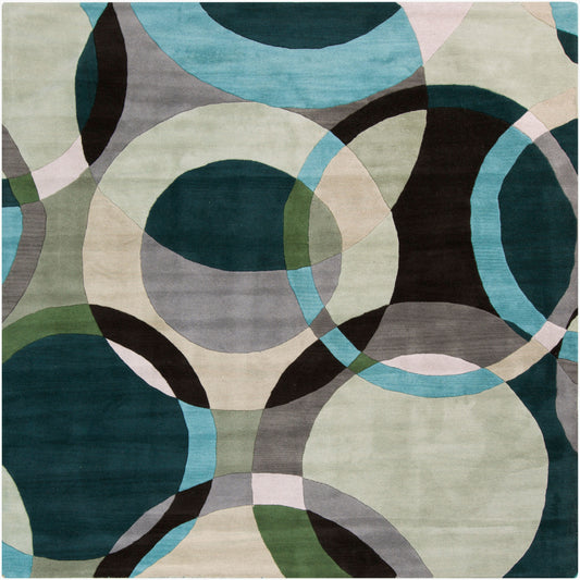 Forum FM-7157 6ft Square Handmade Wool Area Rug