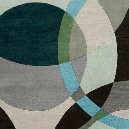 Forum FM-7157 8ft Round Handmade Wool Area Rug