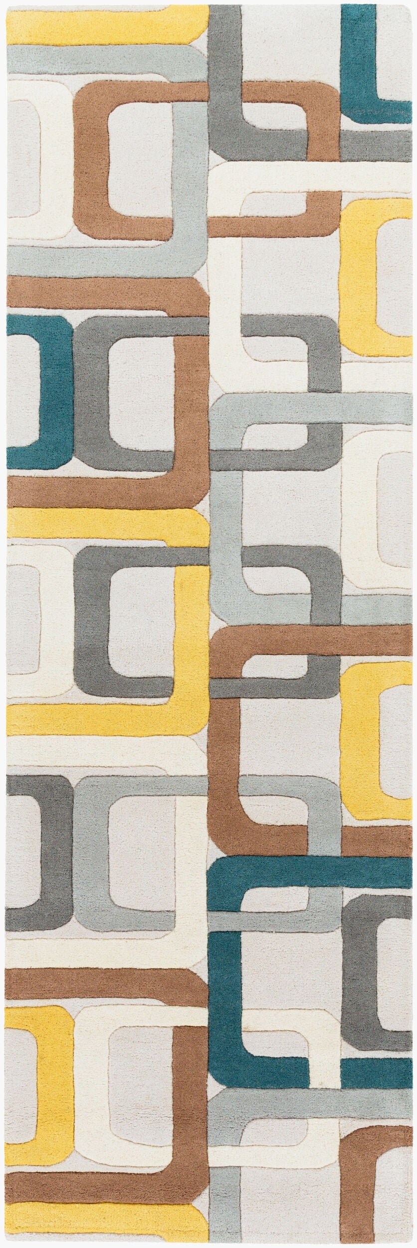 Forum FM-7159 8ft Runner Handmade Wool Runner Rug