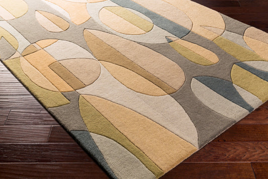 Forum FM-7197 8ft Square Handmade Wool Area Rug