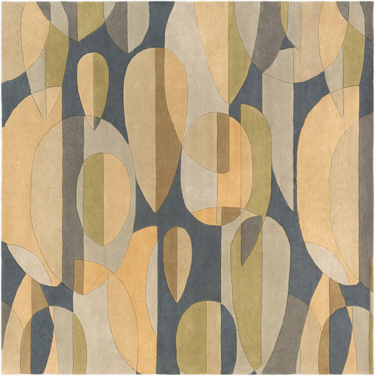 Forum FM-7197 9ft Square Handmade Wool Area Rug