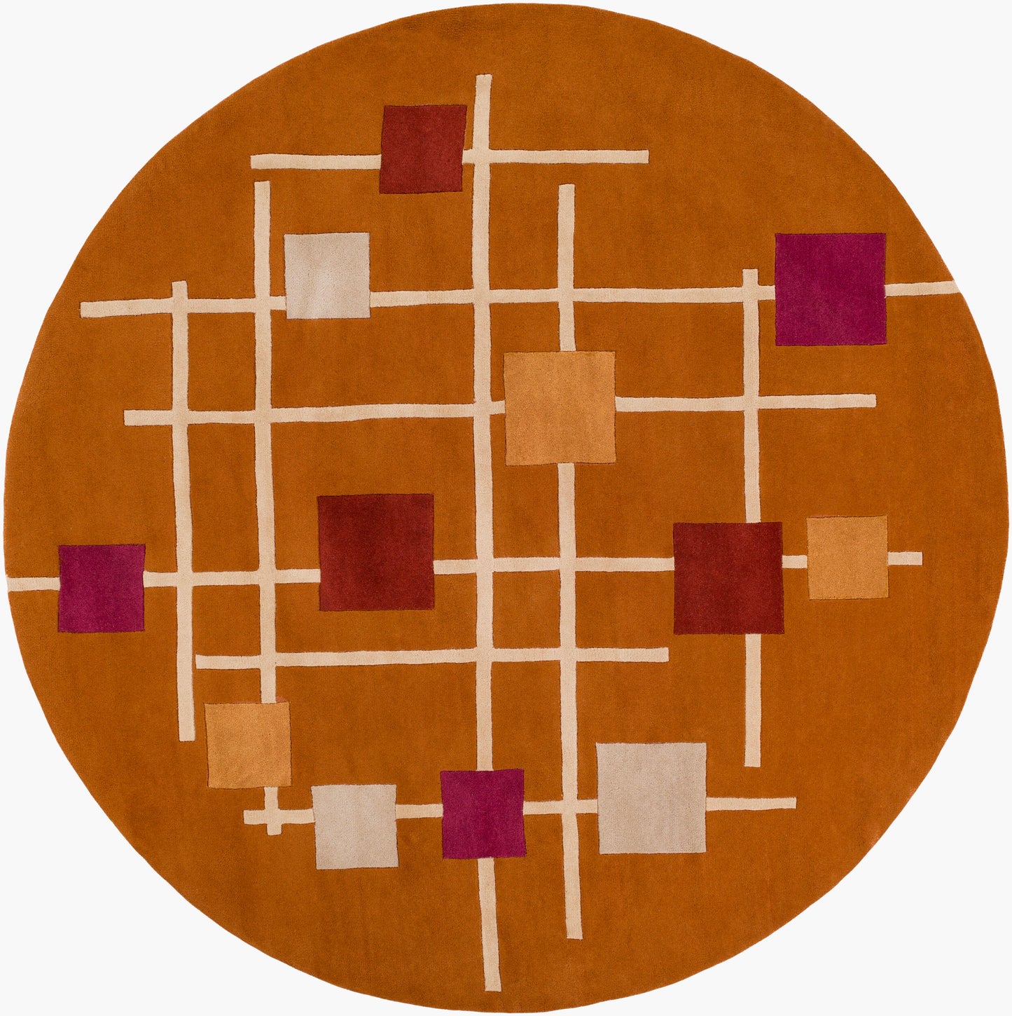 Forum FM-7202 8ft Round Handmade Wool Area Rug