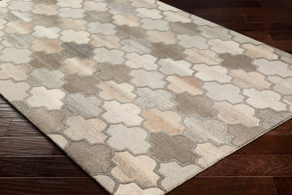 Forum FM-7208 4ft Square Handmade Wool Accent Rug