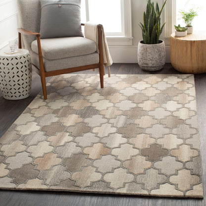 Forum FM-7208 4ft Round Handmade Wool Accent Rug