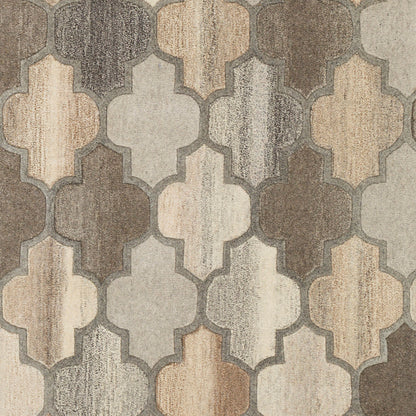 Forum FM-7208 4ft Square Handmade Wool Accent Rug