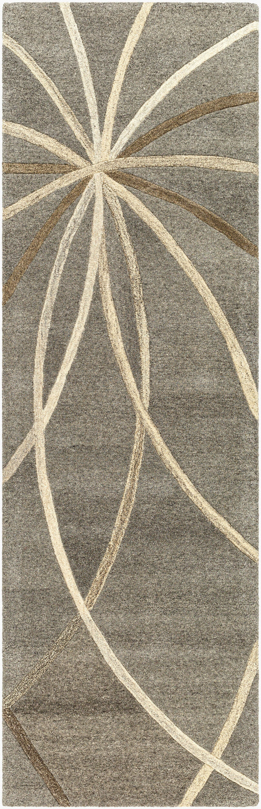 Forum FM-7217 8ft Runner Handmade Wool Runner Rug