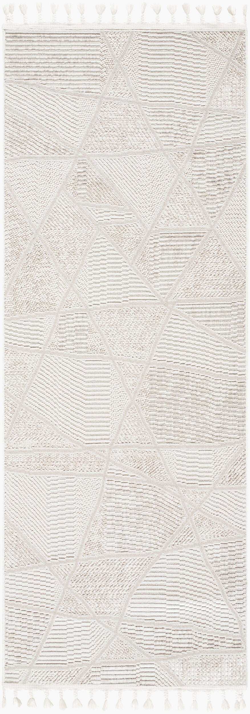 Finland FND-2302 7ft Runner Machine Woven Runner Rug