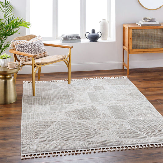 Finland FND-2302 7ft Runner Machine Woven Runner Rug