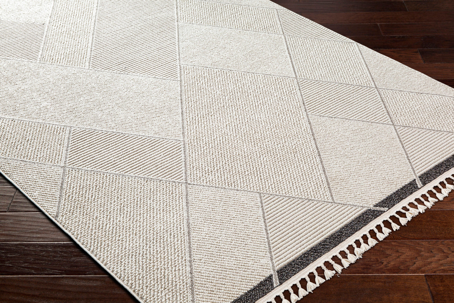 Finland FND-2303 7ft Runner Machine Woven Runner Rug