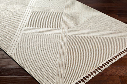 Finland FND-2304 7ft Runner Machine Woven Runner Rug