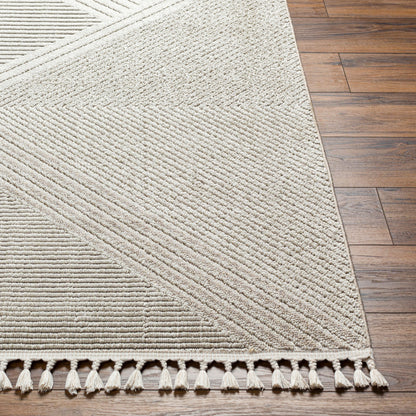 Finland FND-2304 7ft Runner Machine Woven Runner Rug