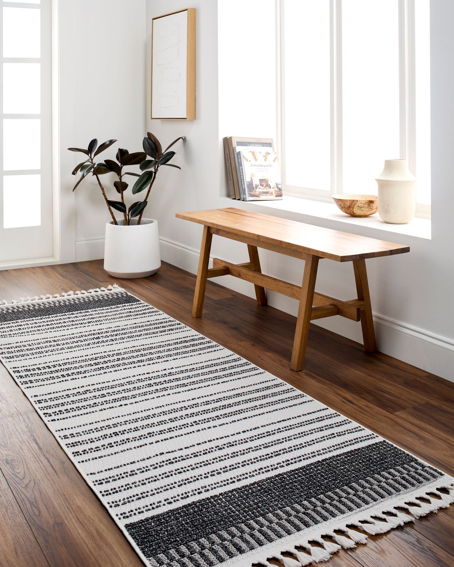 Finland FND-2305 9' x 12' Machine Woven Area Rug