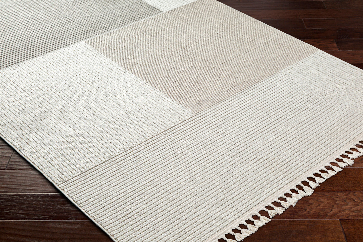 Finland FND-2307 7ft Runner Machine Woven Runner Rug