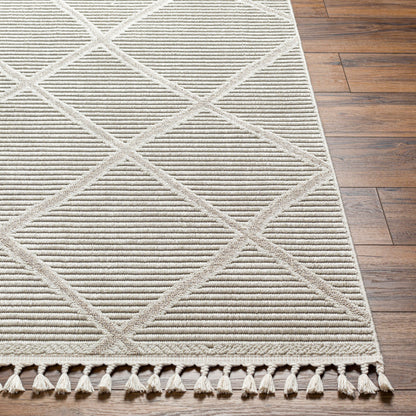 Finland FND-2309 7ft Runner Machine Woven Runner Rug