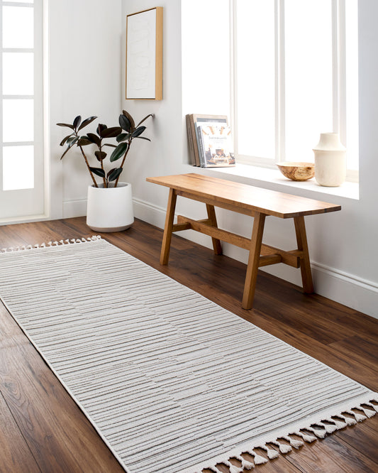 Finland FND-2311 7ft Runner Machine Woven Runner Rug