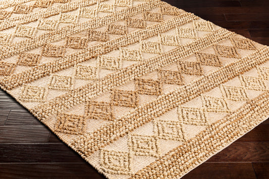 Farmhouse Naturals FNS-2301 2' x 3' Handmade Accent Rug