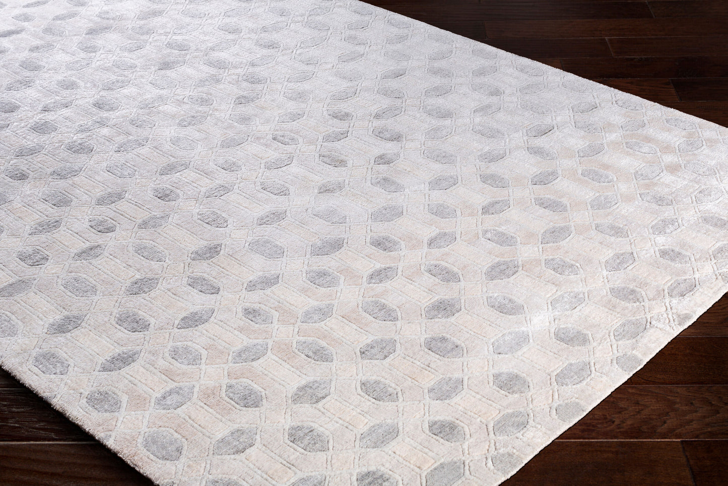 Florentine FNT-1001 2' x 3' Handmade Faux Silk Accent Rug