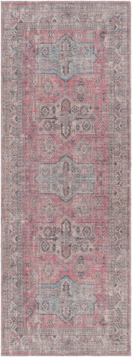 Farrell FRL-2300 12ft Runner Machine Woven Washable Runner Rug