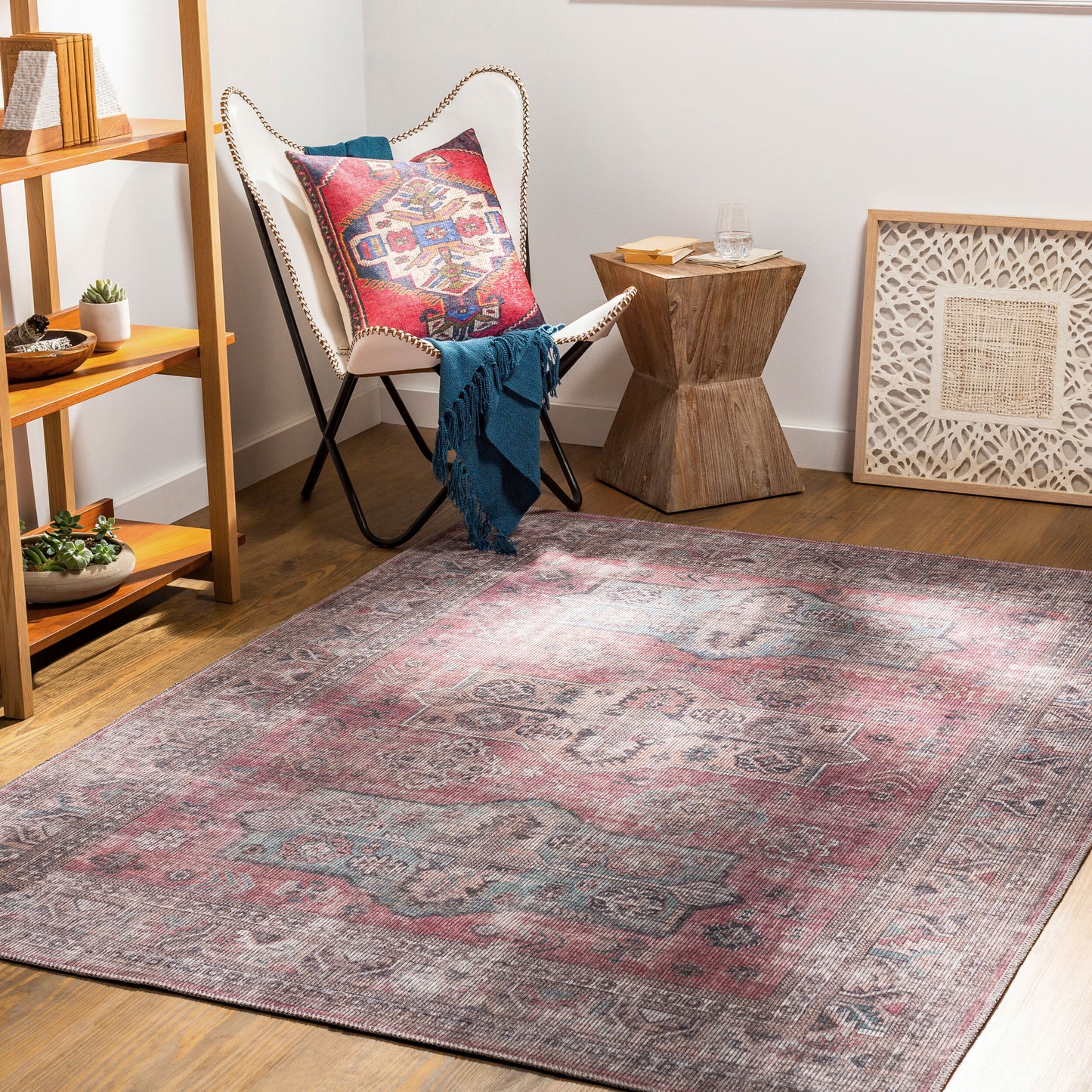 Farrell FRL-2300 5' x 7' Machine Woven Washable Area Rug