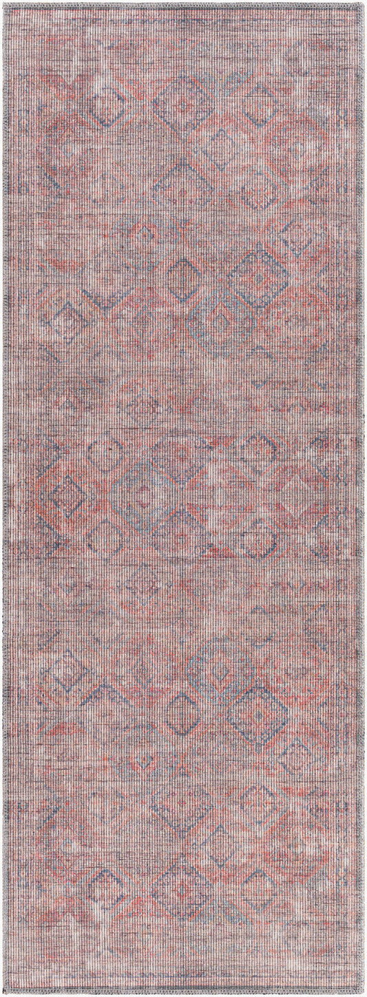 Farrell FRL-2301 7ft Runner Machine Woven Washable Runner Rug