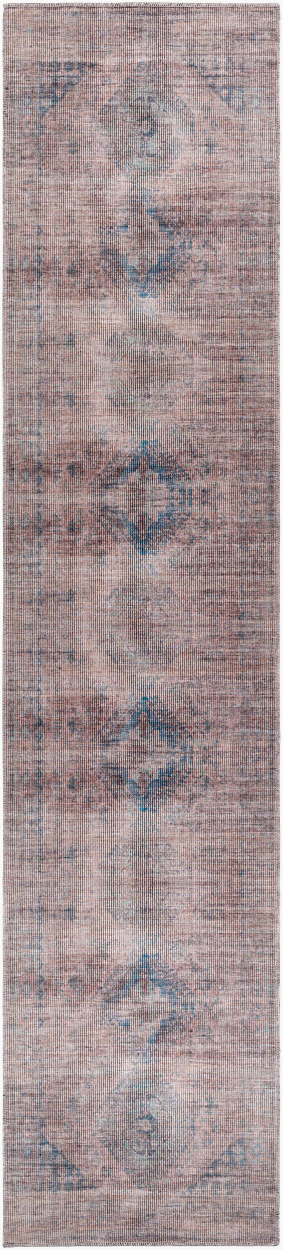Farrell FRL-2302 12ft Runner Machine Woven Washable Runner Rug