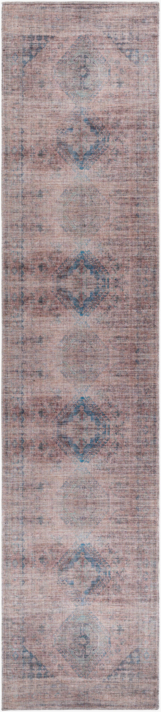 Farrell FRL-2302 12ft Runner Machine Woven Washable Runner Rug