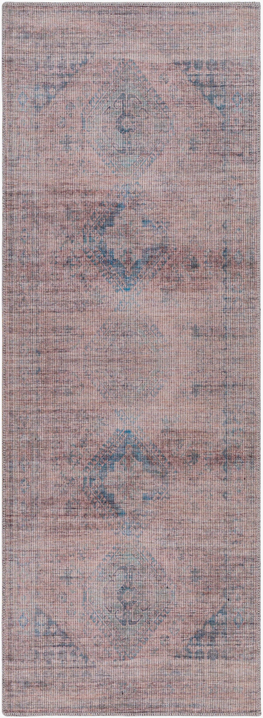Farrell FRL-2302 7ft Runner Machine Woven Washable Runner Rug