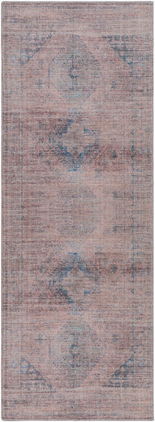 Farrell FRL-2302 7ft Runner Machine Woven Washable Runner Rug