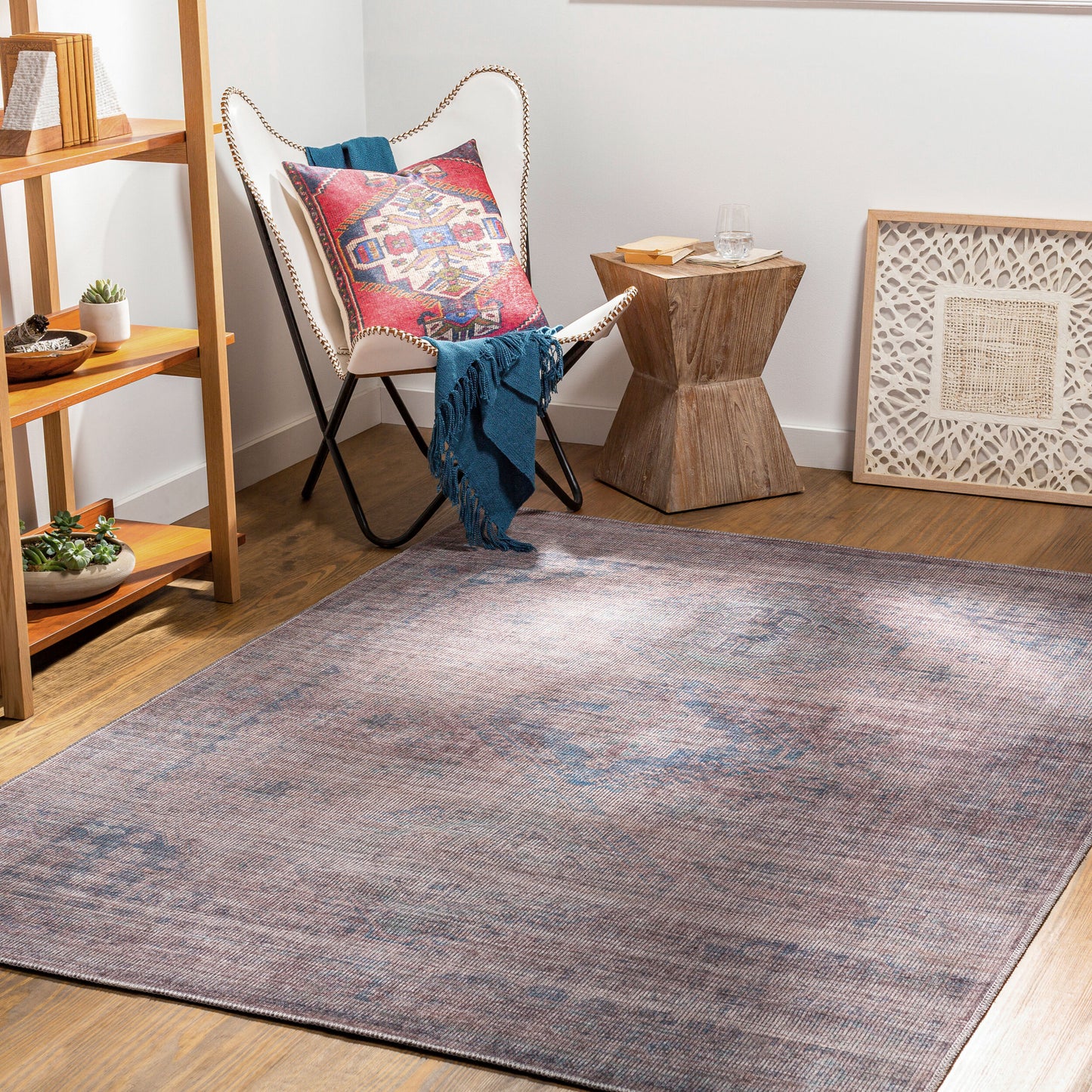 Farrell FRL-2302 6' x 9' Machine Woven Washable Area Rug